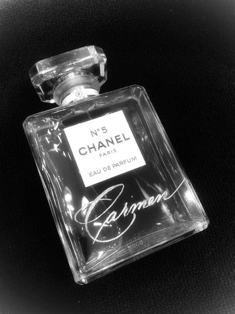 chanel perfume engraving.